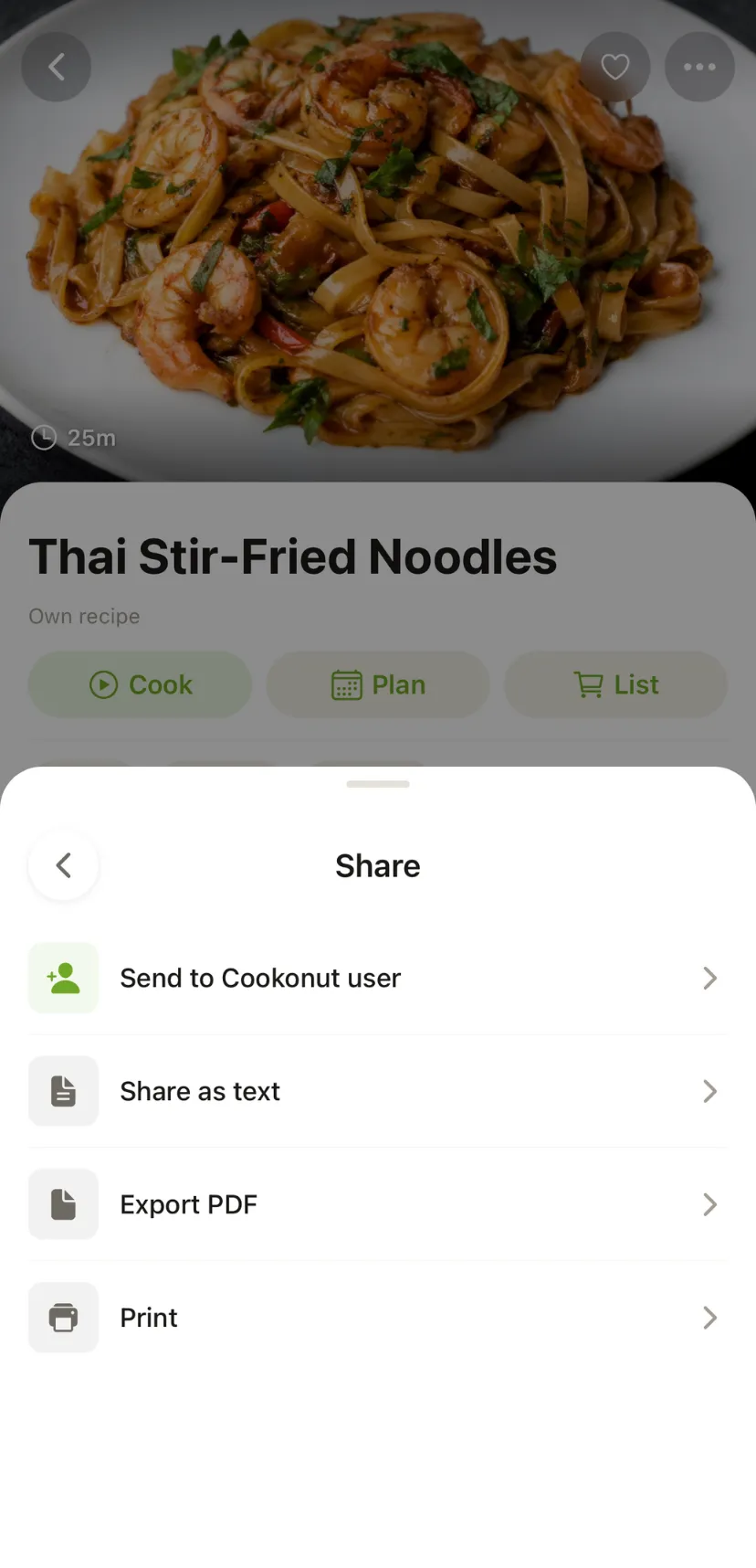 Recipe Sharing